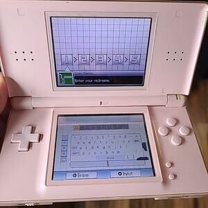 Nintendo DS Lite Handheld Console USG-001 Coral Pink - Dead Pixels Works Well